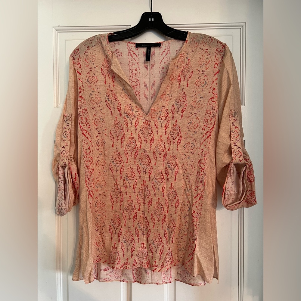 BCBG pretty pink blouse, worn once